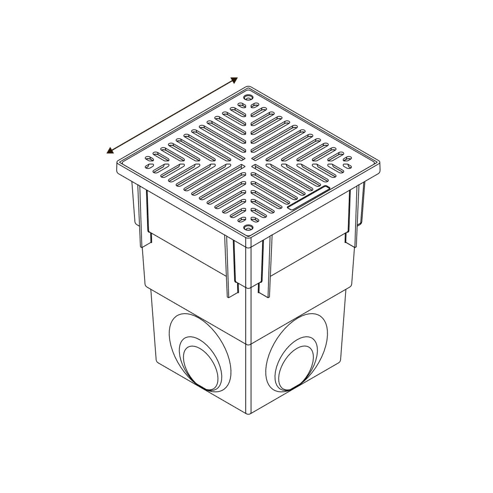 Series 300 Deep Pit - Linear Galvanised Steel Grate gallery detail image