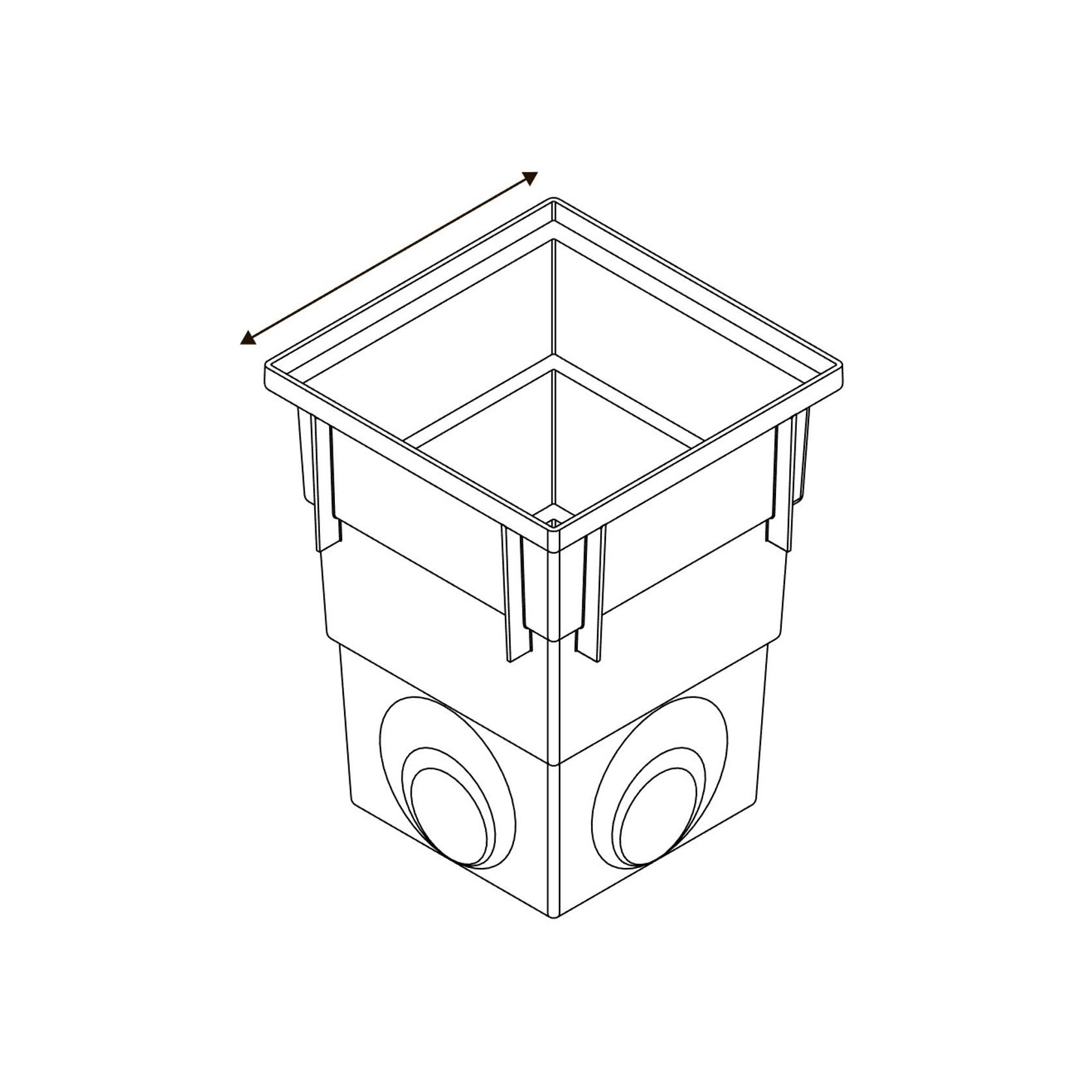 Series 300 Deep Pit complete with Plain Aluminium Grate gallery detail image