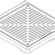 Uni-Pit Vortex 300- Light Duty Galvanised Class A Grate gallery detail image