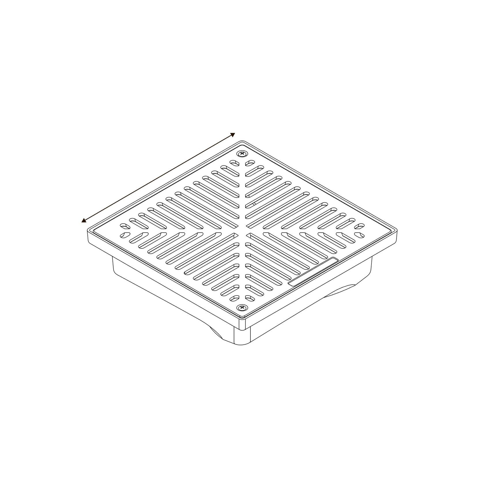 Uni-Pit Vortex 300- Light Duty Galvanised Class A Grate gallery detail image