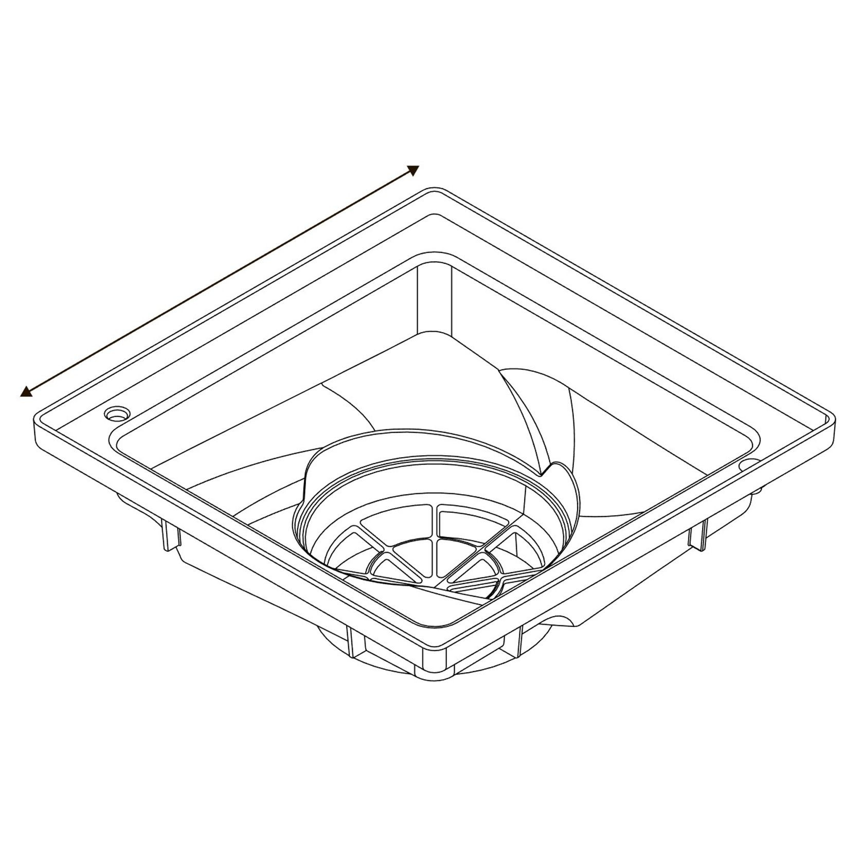 Uni-Pit Vortex 300 with Plain Aluminium Grate gallery detail image