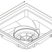 Uni-Pit Vortex 300- Light Duty Galvanised Class A Grate gallery detail image