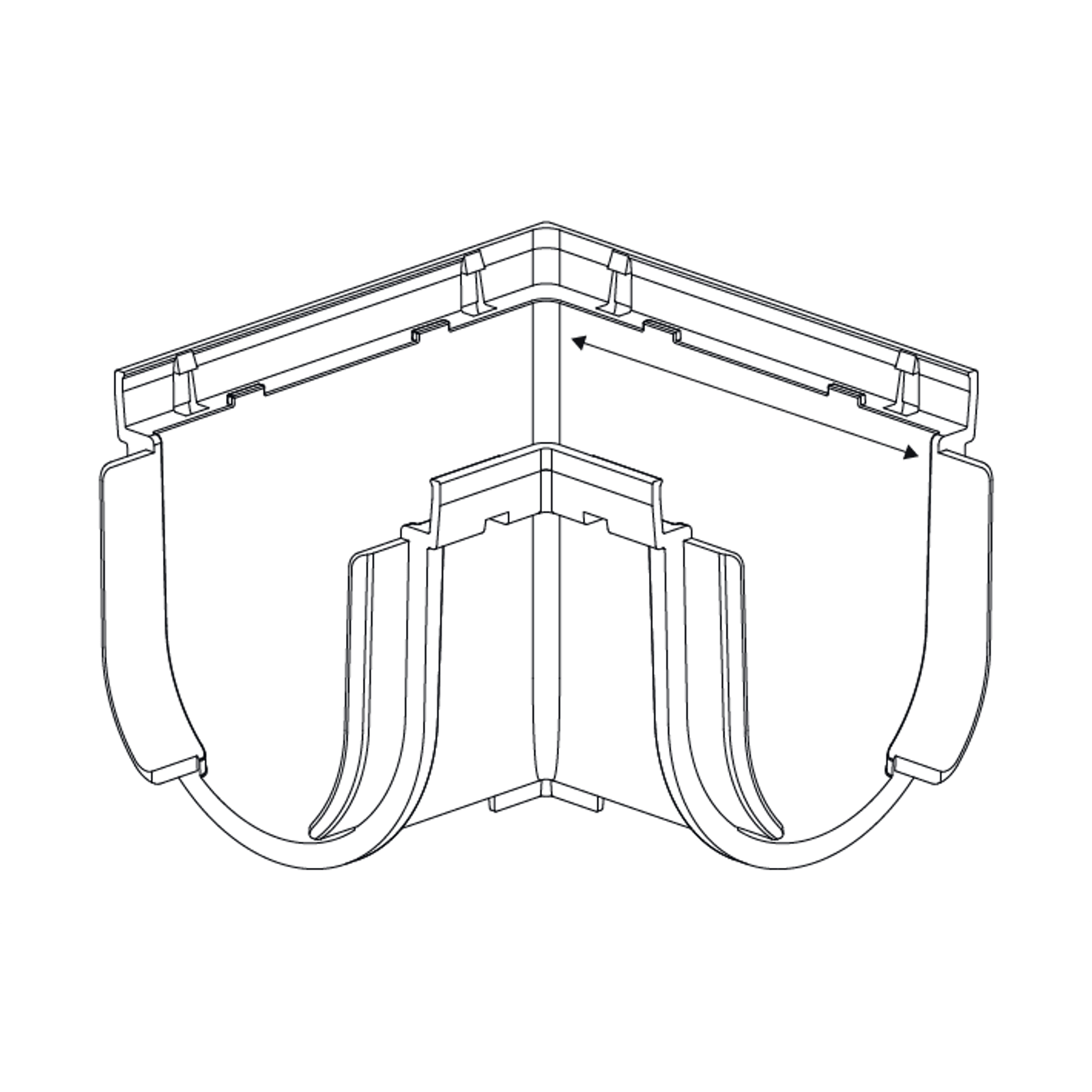 Storm Drain™ – Corner with Stainless Steel Grate gallery detail image