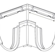 Storm Drain™ – Corner with Ductile Iron Grate – Class C gallery detail image