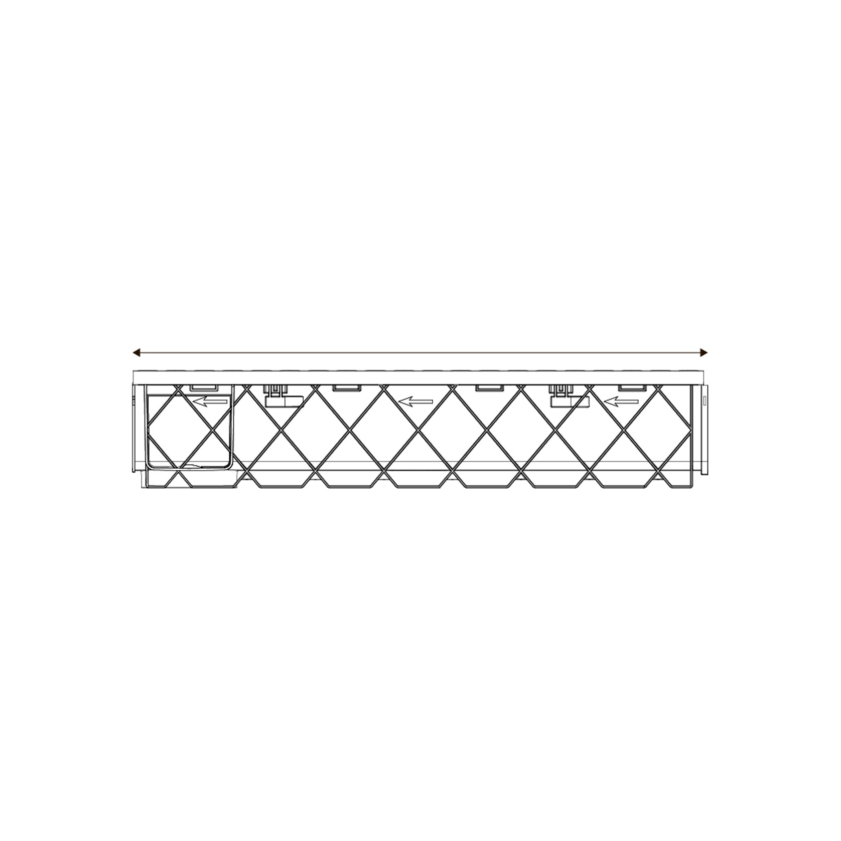 Storm Drain™ Pro – 1m with Class B Galvanised Grate gallery detail image