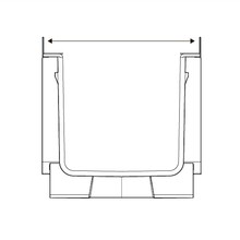Storm Drain™ Pro – 1m with Class B Galvanised Grate gallery detail image