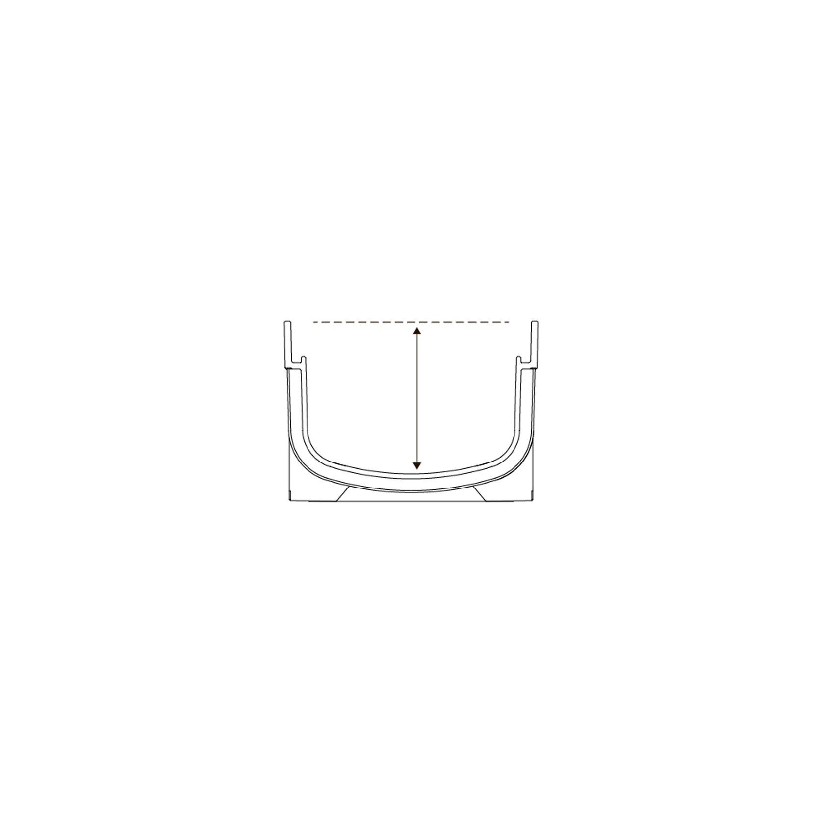 Storm Mate™ – 1m complete with Black Heel Guard Grate gallery detail image
