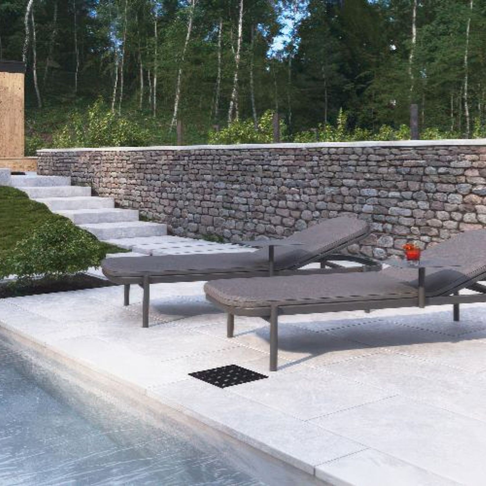 Verano Sun Lounger with Side Table gallery detail image