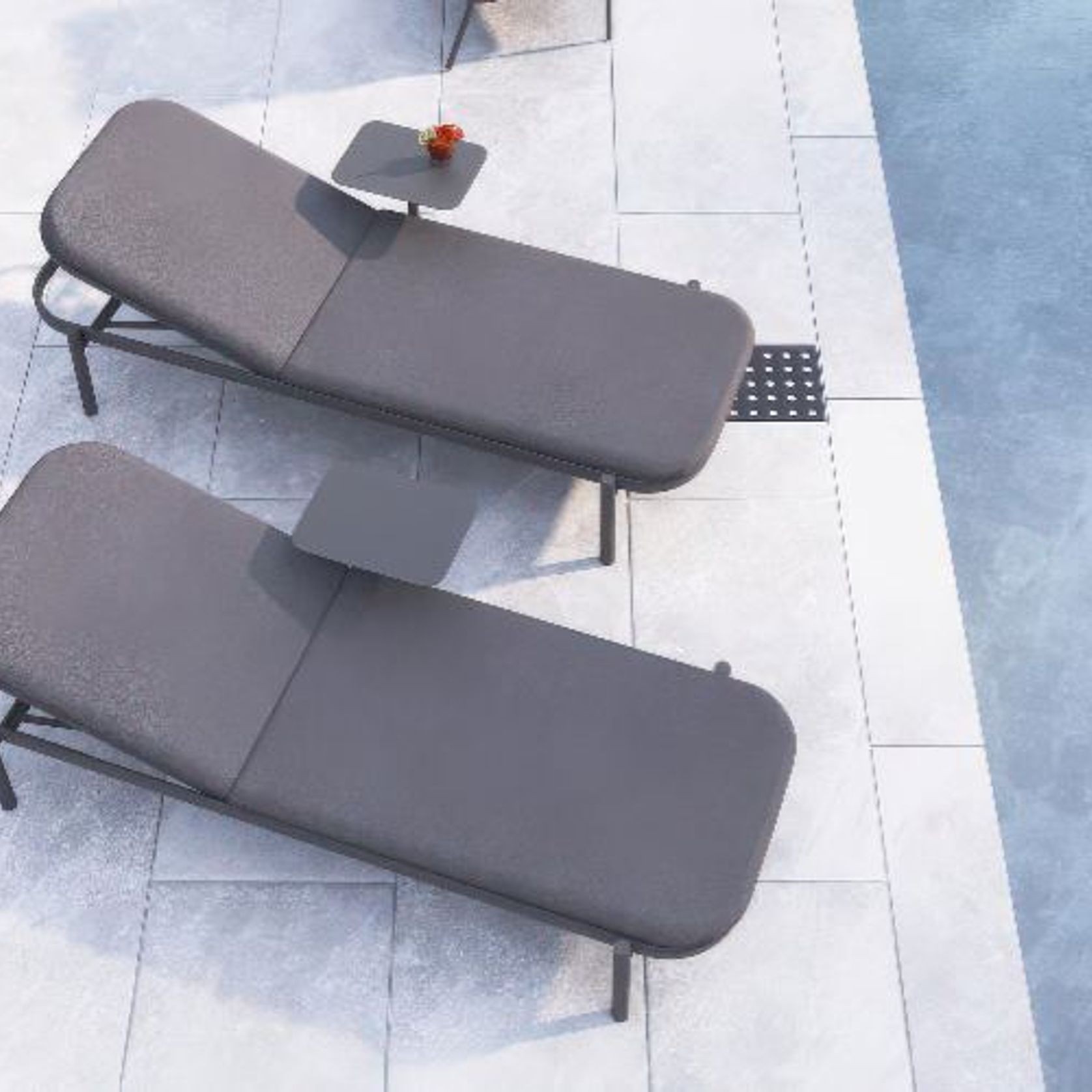 Verano Sun Lounger with Side Table gallery detail image