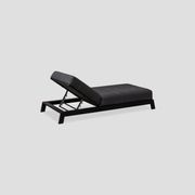 Piha Black Outdoor Lounger gallery detail image