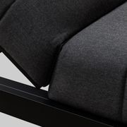 Piha Black Outdoor Lounger gallery detail image