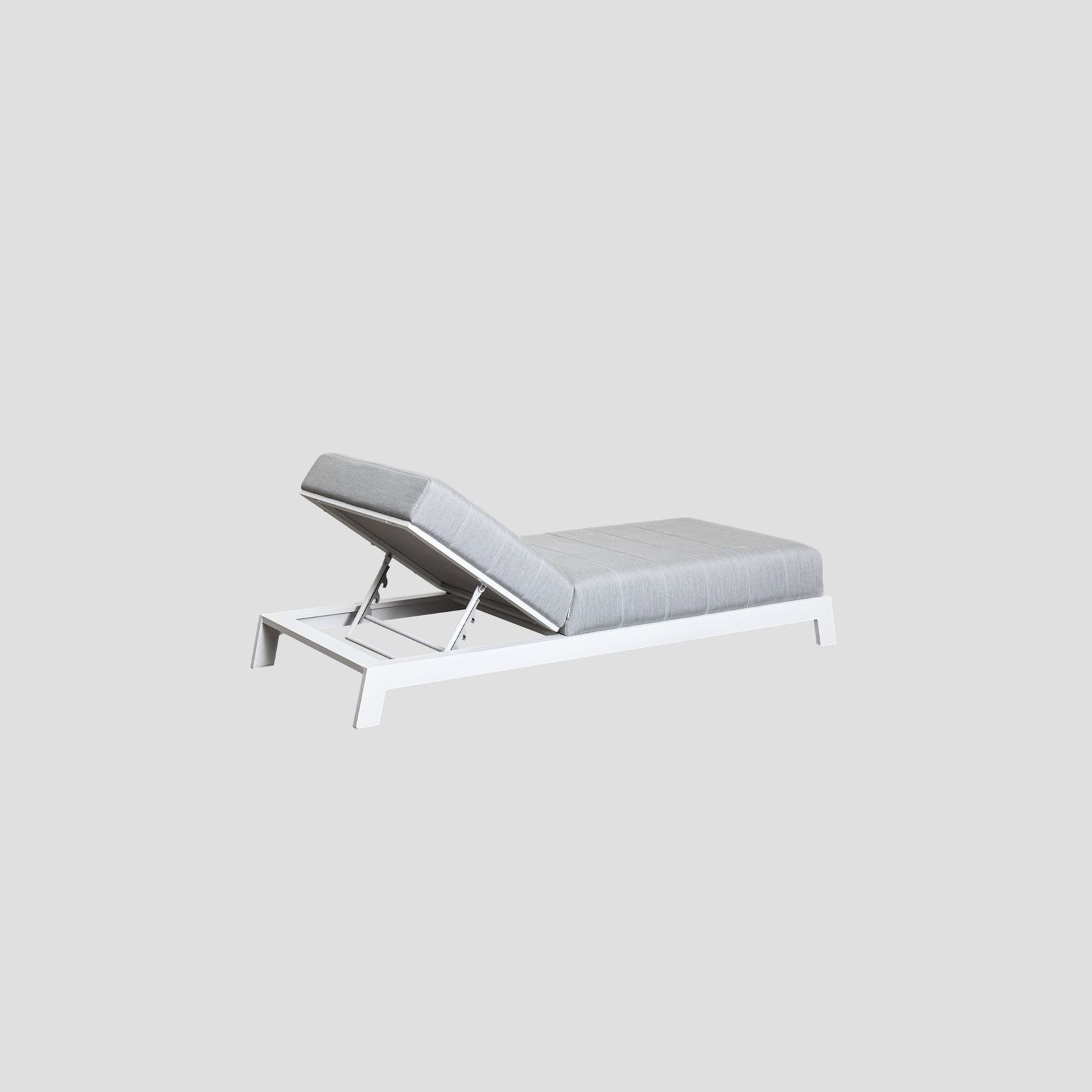 Piha White Outdoor Lounger gallery detail image