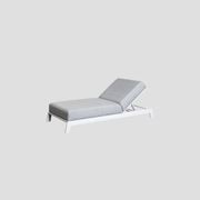 Piha White Outdoor Lounger gallery detail image