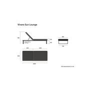 Vivara Sun Lounge - White - Single gallery detail image