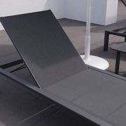 Alvor Sun Lounge - White - Light Grey Mesh gallery detail image
