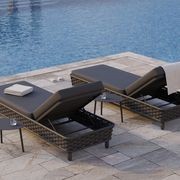 Siano Sun Lounge - Outdoor - Charcoal - Dark Grey Cushion gallery detail image