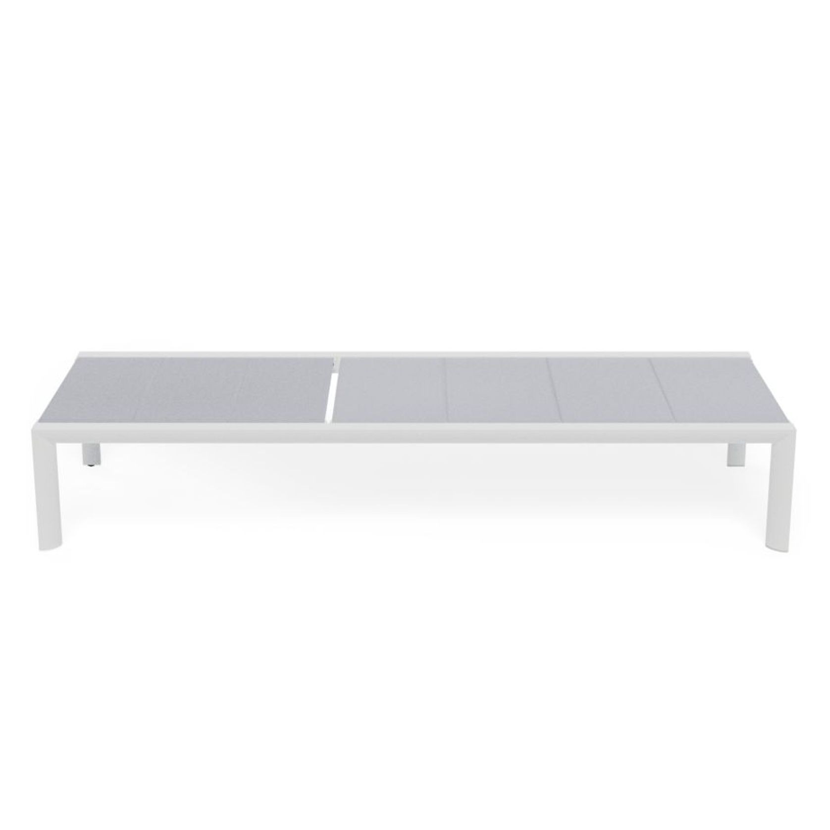 Alvor Sun Lounge - White - Light Grey Mesh gallery detail image
