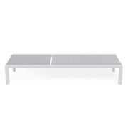 Alvor Sun Lounge - White - Light Grey Mesh gallery detail image
