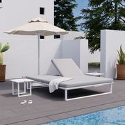 Vivara Sun Lounge - White - Double gallery detail image