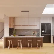 Aquila Ash LED Linear Pendant Light gallery detail image