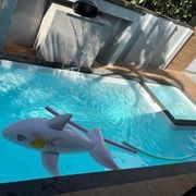 Tile Lined Swimming Pool with built-in spa included gallery detail image