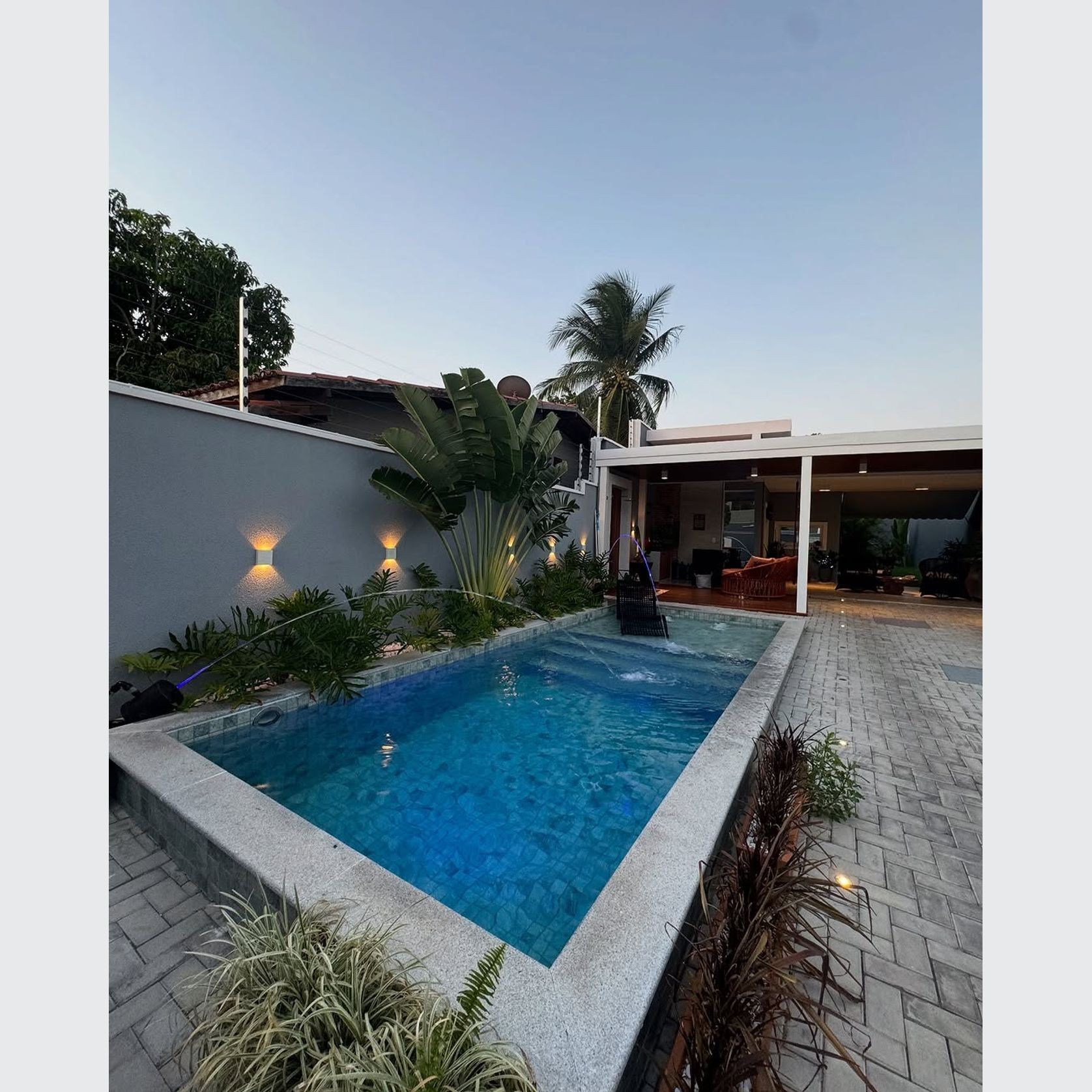 Arua 7.0m x 3.0m Swimming Pool with tanning ledge gallery detail image