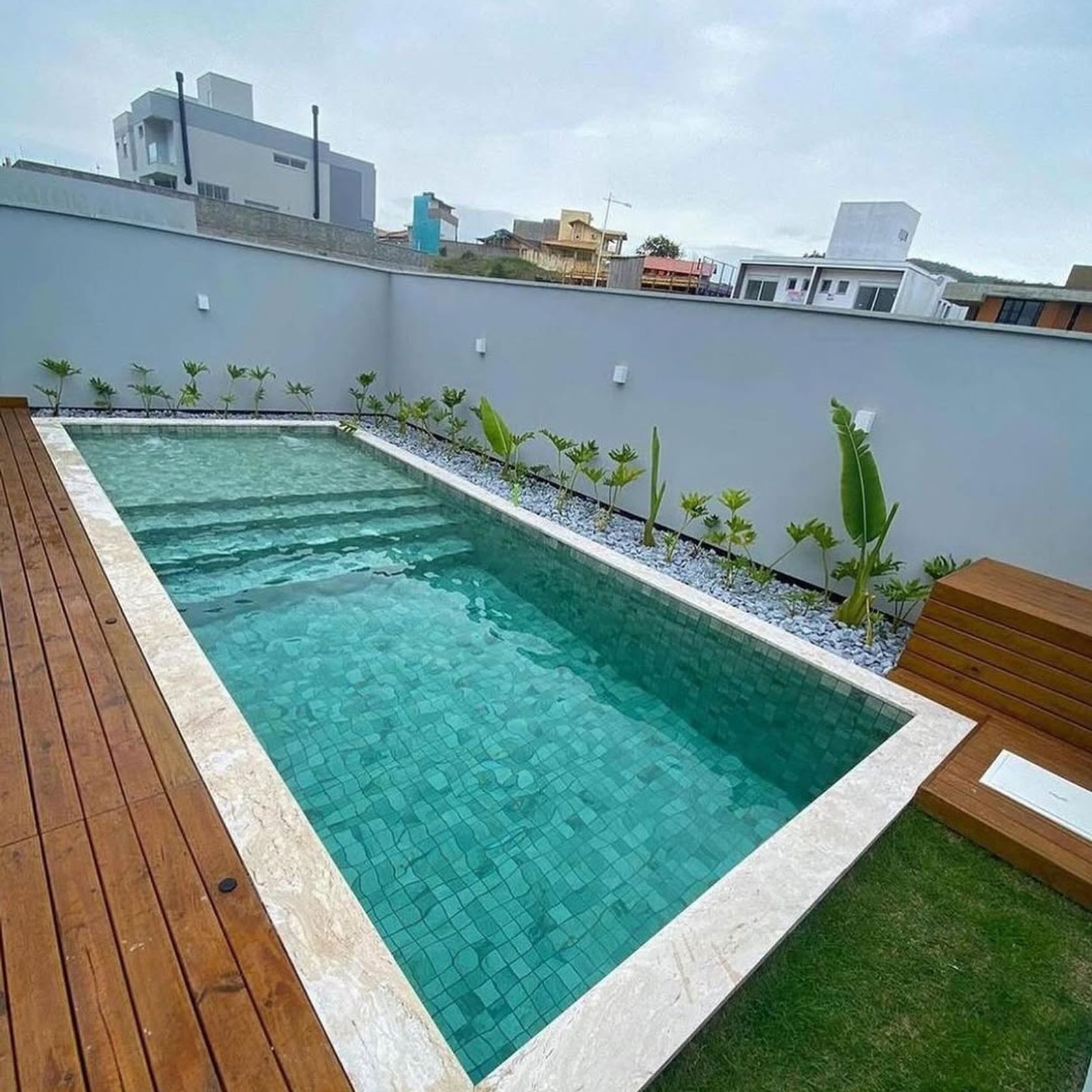 Arua 7.0m x 3.0m Swimming Pool with tanning ledge gallery detail image