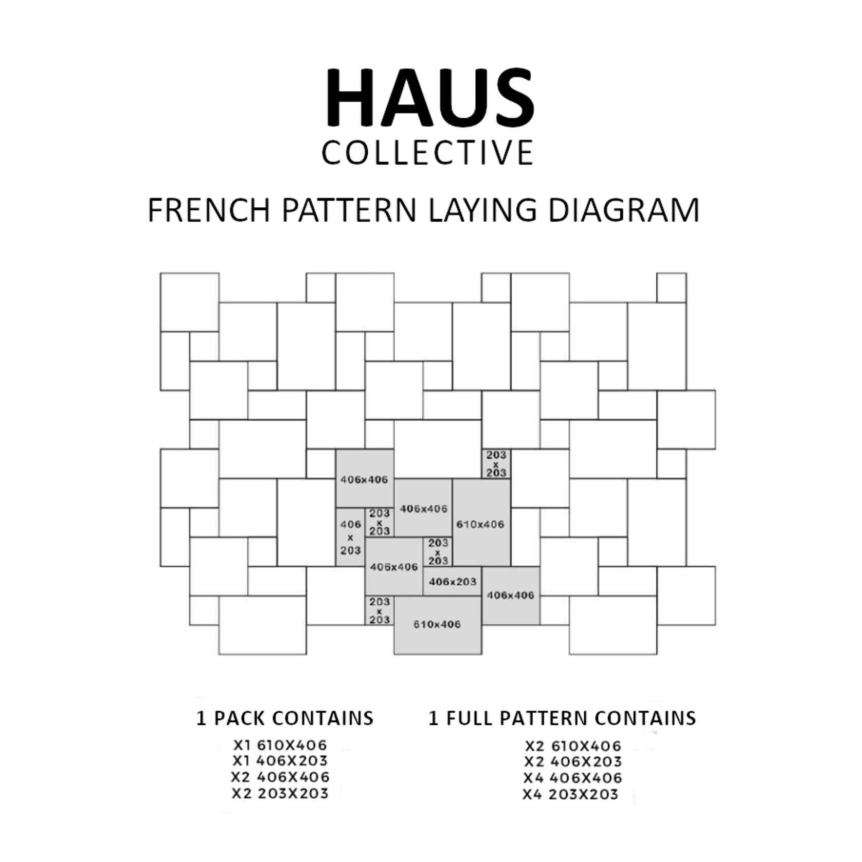 12mm Aqua Blue Marble French Pattern Tile - Tumbled gallery detail image