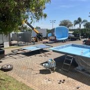 Tile Line Swimming Pools with Tanning ledge gallery detail image