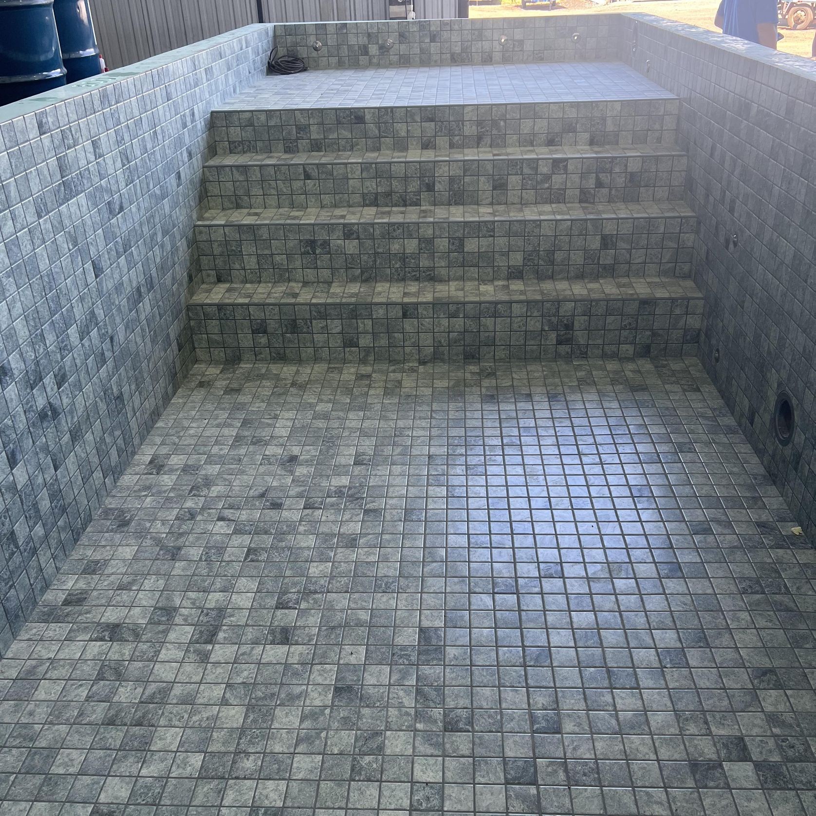 Fes Blue 9.0m x 4.0m Swimming pool with tanning ledge gallery detail image