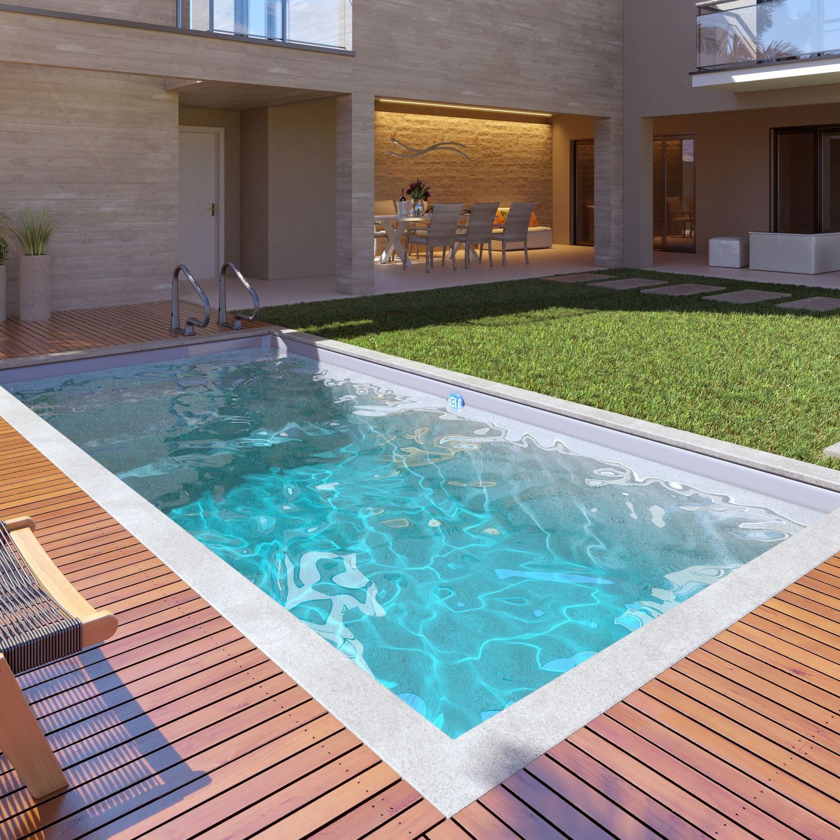 Fiberglass plunge Pool gallery detail image