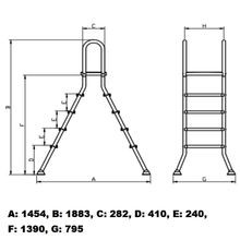 Above Ground Stainless Steel Ladder gallery detail image