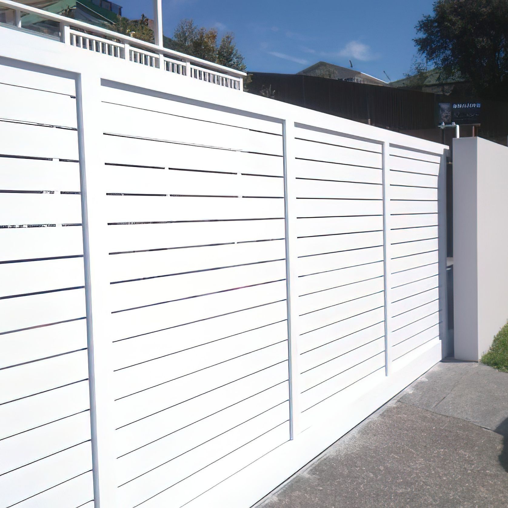 Slat Driveway Gates gallery detail image