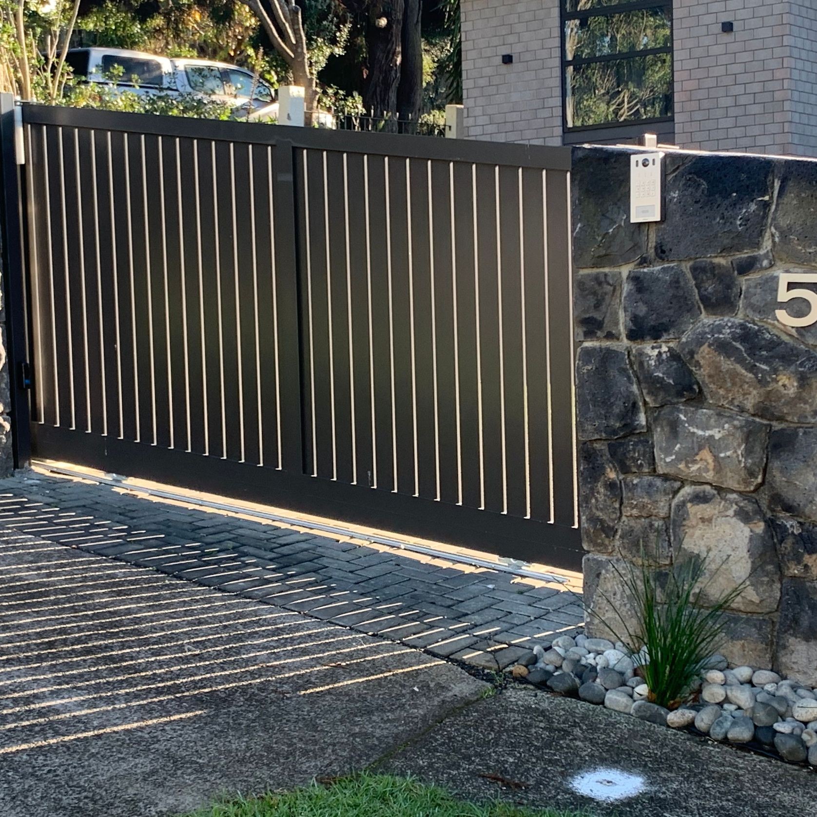 Slat Driveway Gates gallery detail image