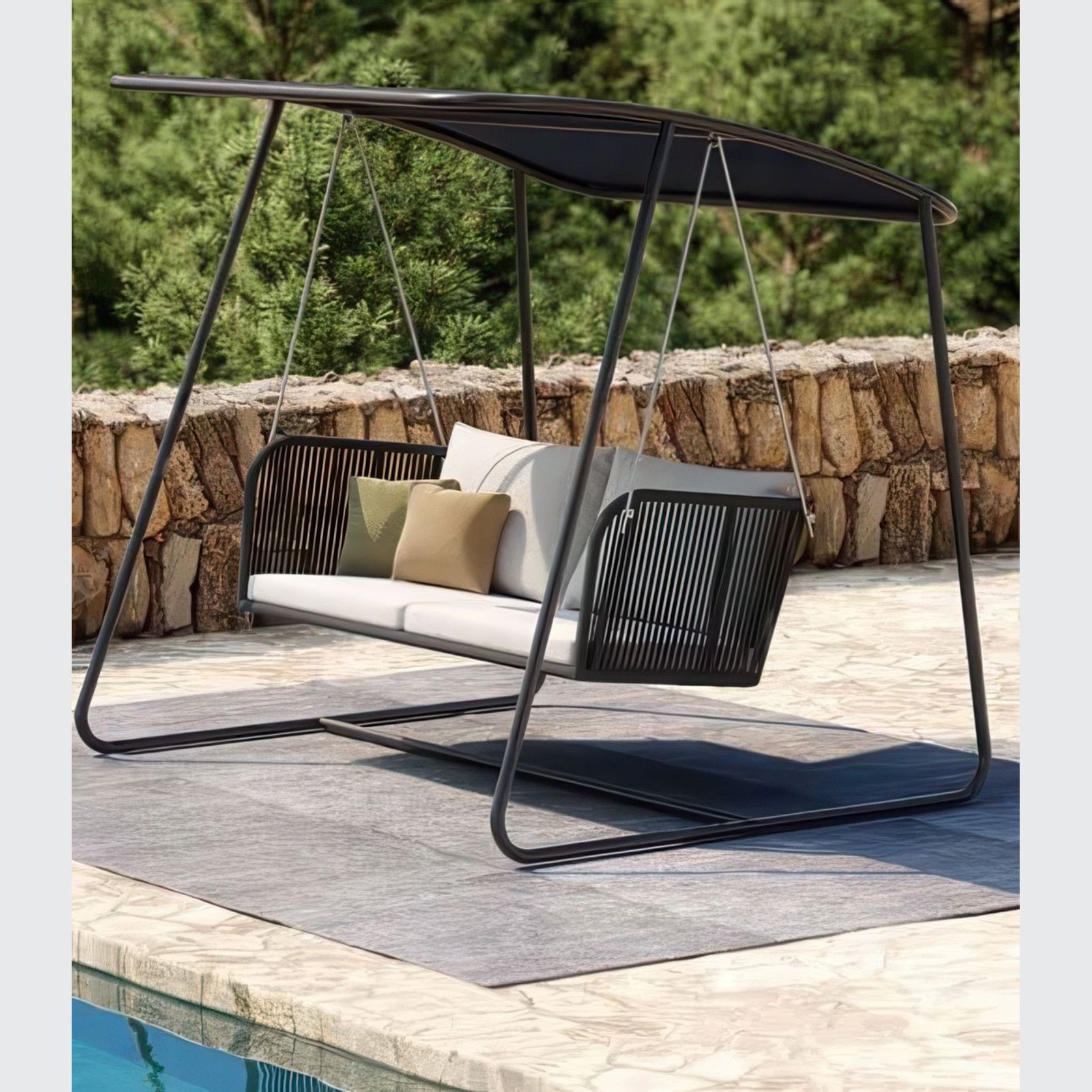 Outdoor Swing Double Chair gallery detail image