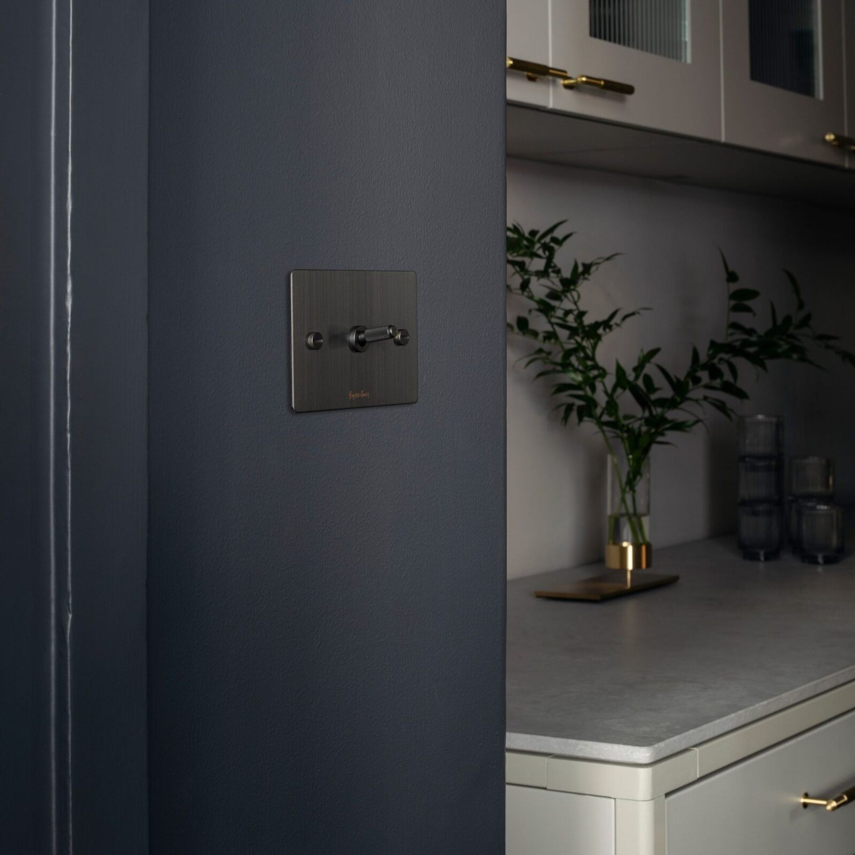 Buster and Punch 1G Toggle Switch Solid Metal Flatplate gallery detail image