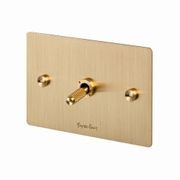 Buster and Punch 1G Toggle Switch Solid Metal Flatplate gallery detail image