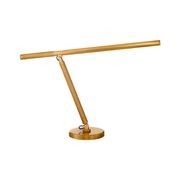 Barrett Knurled Boom-arm Desk Lamp – Brass gallery detail image