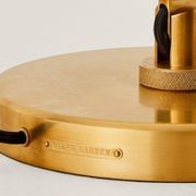 Barrett Knurled Boom-arm Desk Lamp – Brass gallery detail image