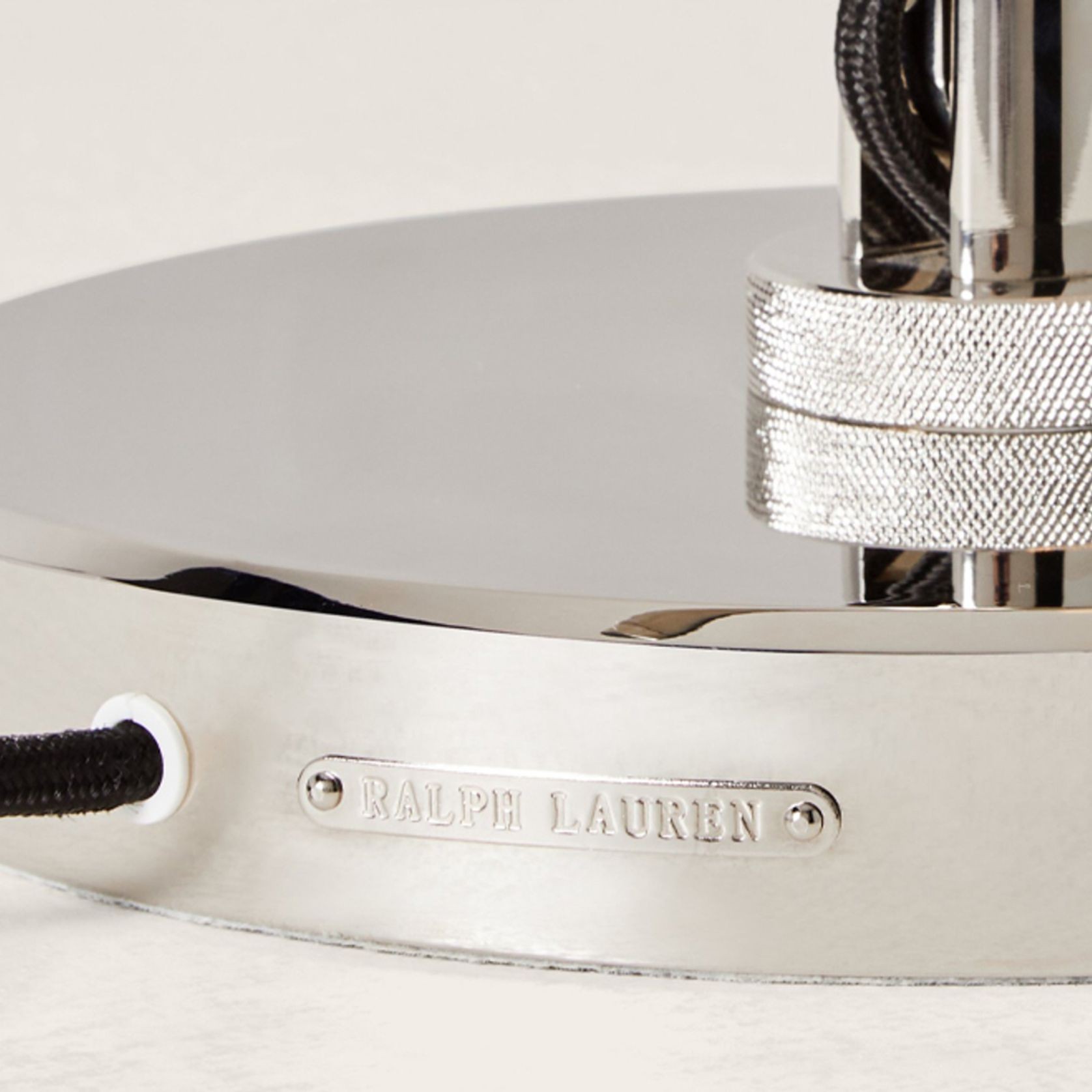Barrett Knurled Boom-arm Desk Lamp – Nickel gallery detail image