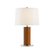 Beckford Leather Table Lamp – Saddle gallery detail image