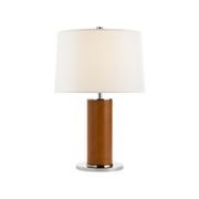 Beckford Leather Table Lamp – Saddle gallery detail image