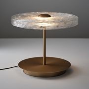 Goddess LED Glass Table Lamp in Aged Brass gallery detail image