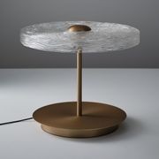 Goddess LED Glass Table Lamp in Aged Brass gallery detail image