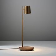 Burton LED Table Lamp in Aged Brass gallery detail image