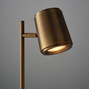 Burton LED Table Lamp in Aged Brass gallery detail image