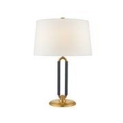 Cody Medium Table Lamp – Natural Brass/Navy gallery detail image