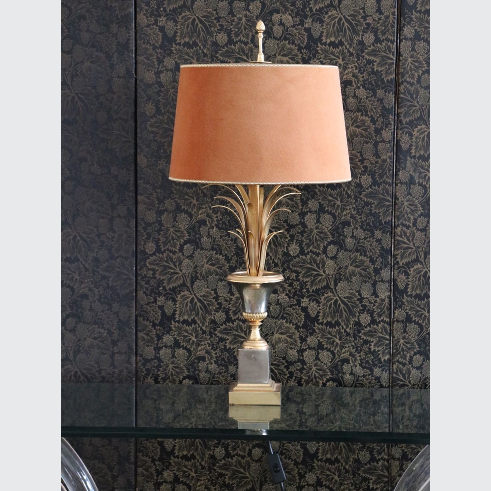 A French Wheat Sheaf Table Lamp C.1970 gallery detail image