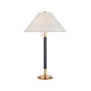 Garner Table Lamp – Brass/Navy gallery detail image