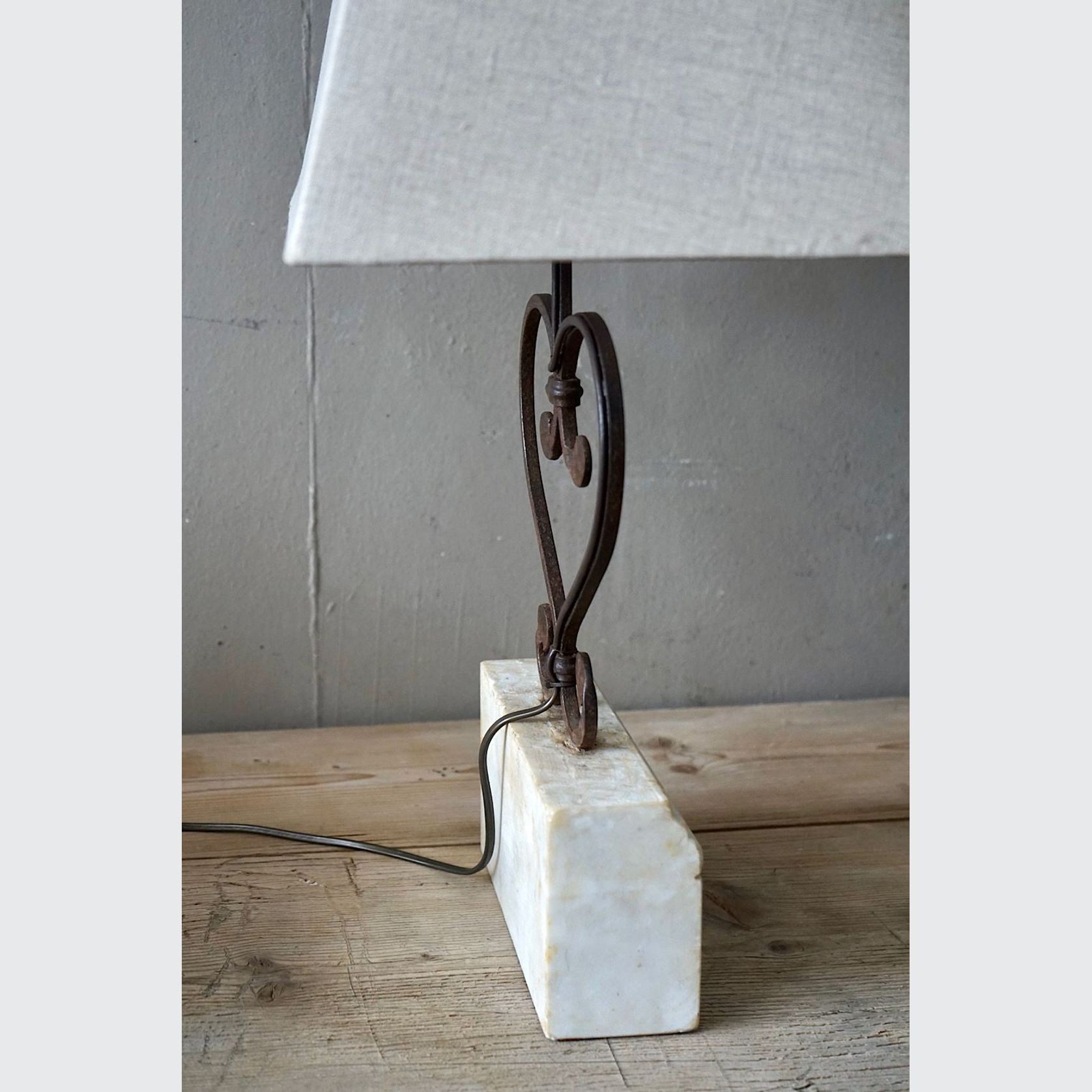 French Architectural Element Lamps (Pair) gallery detail image